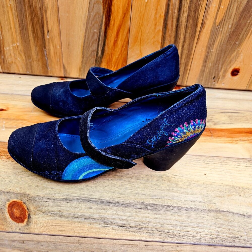 Desigual Mandala Print Mary Jane Heel